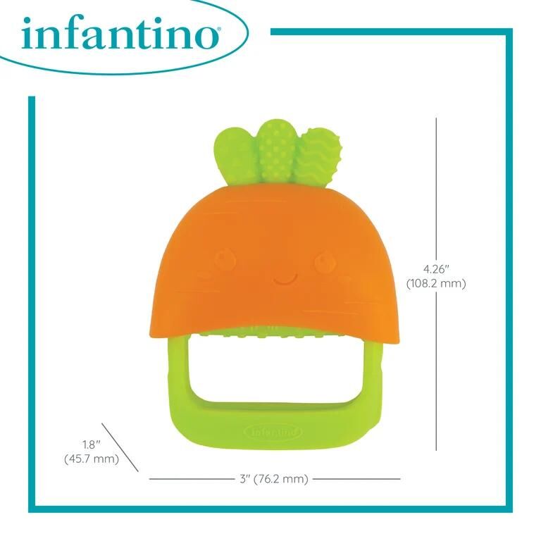 INFANTINO 紅蘿蔔牙膠手套