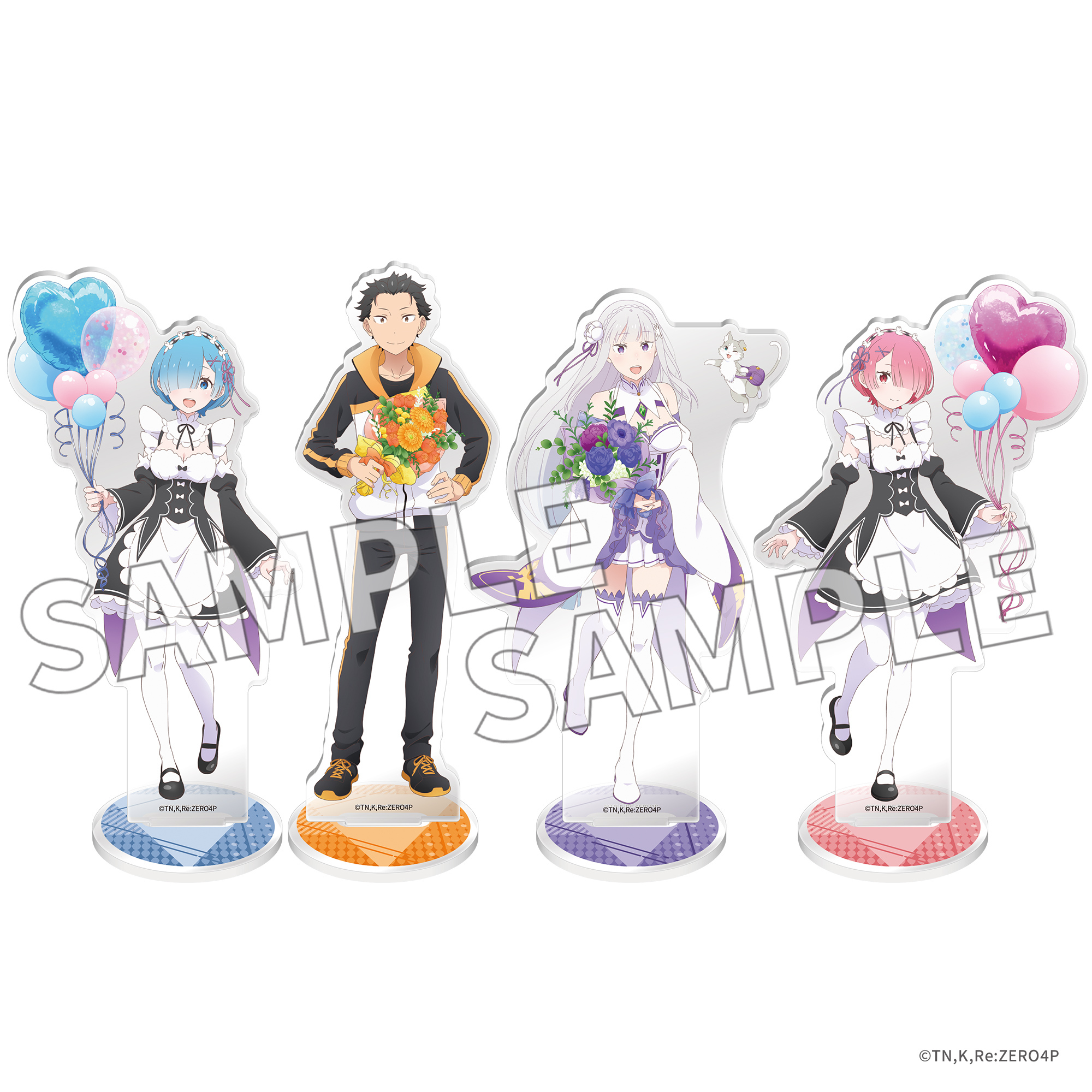 預購-『Re:從零開始的異世界生活』壓克力人形立牌 系列 Flower＆Balloon ver.【日本進口精品】