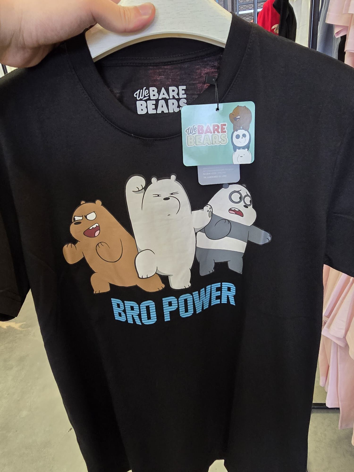 【直播】LX062232 DOSH We Bare Bears熊仔圖案短袖上衣(FBBMT5054)