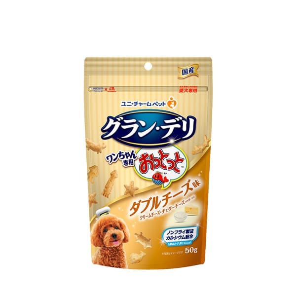 Unicharm Double Cheese Crunchy Dog Treats 50g