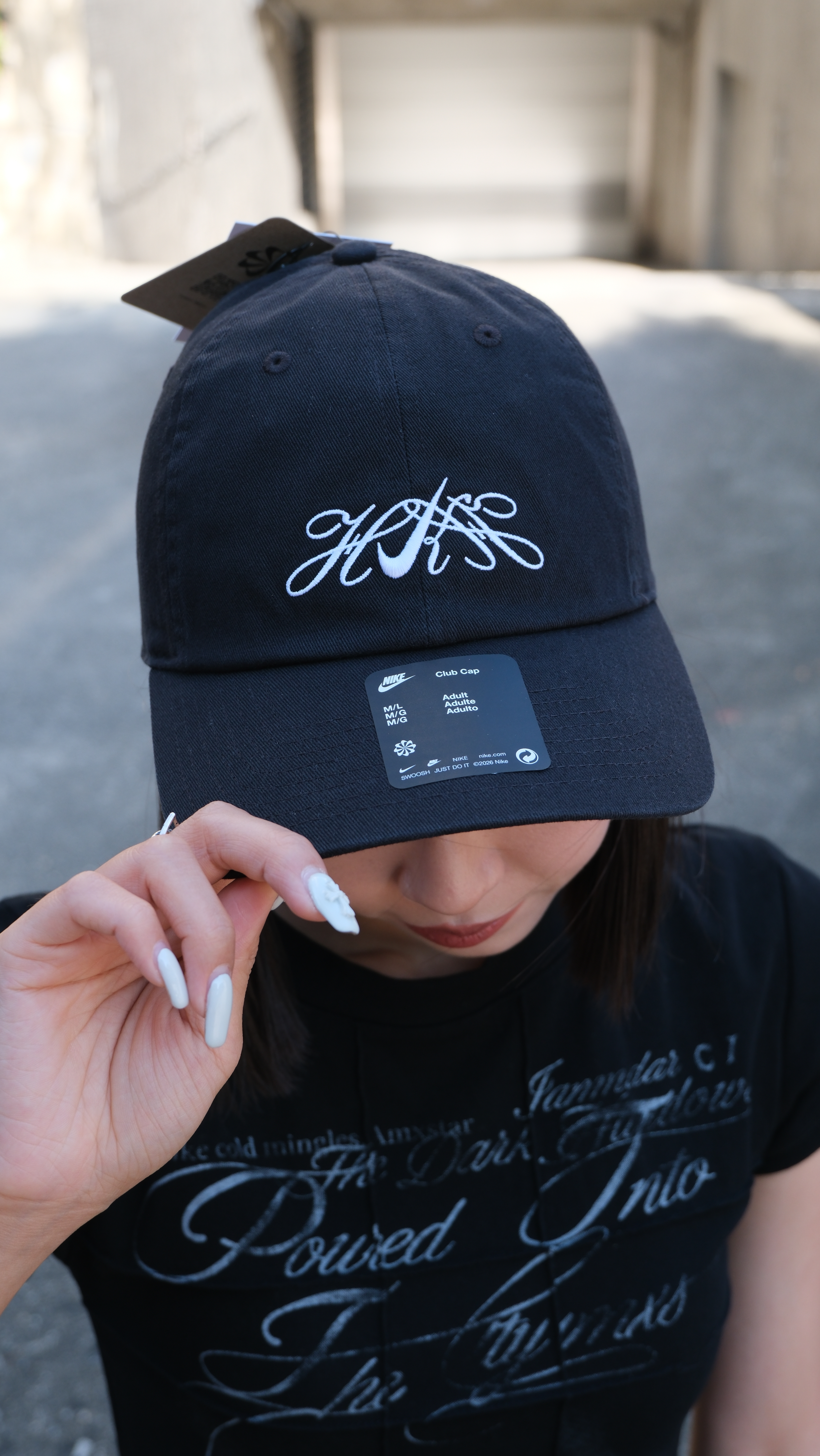 Nike U NK CLUB CAP U CB GC GFX L 黑色 老帽 棒球帽 JF5536-010