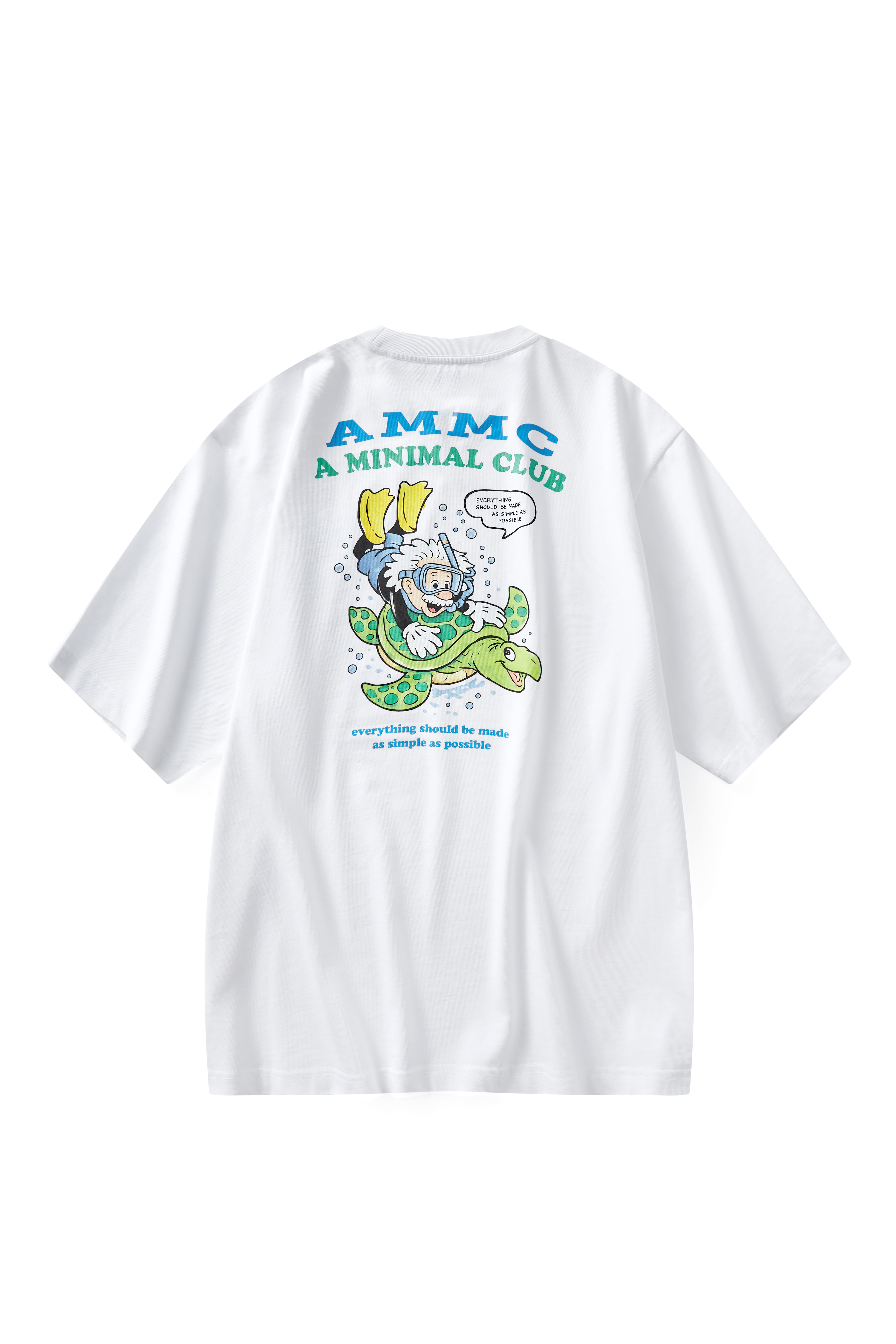 A MINIMAL CLUB WHITE LOGO TEE AM65TE13WT