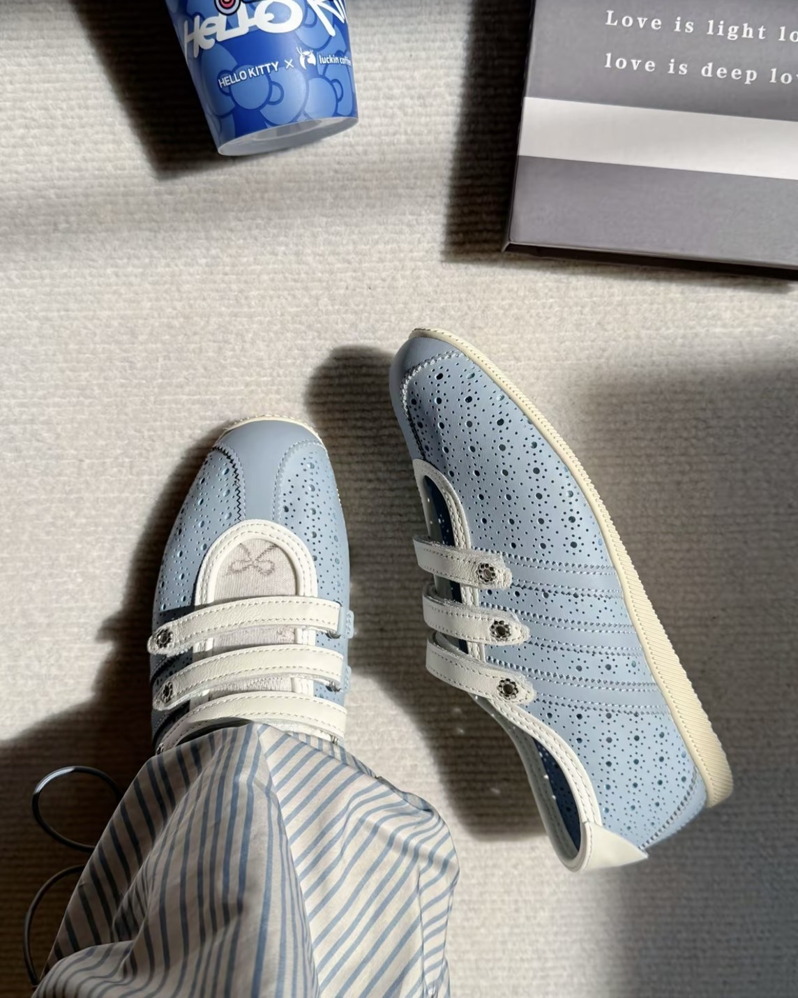 【預購】ADIDAS ORIGINALS W ANFU MJ 寶寶藍 LA1348