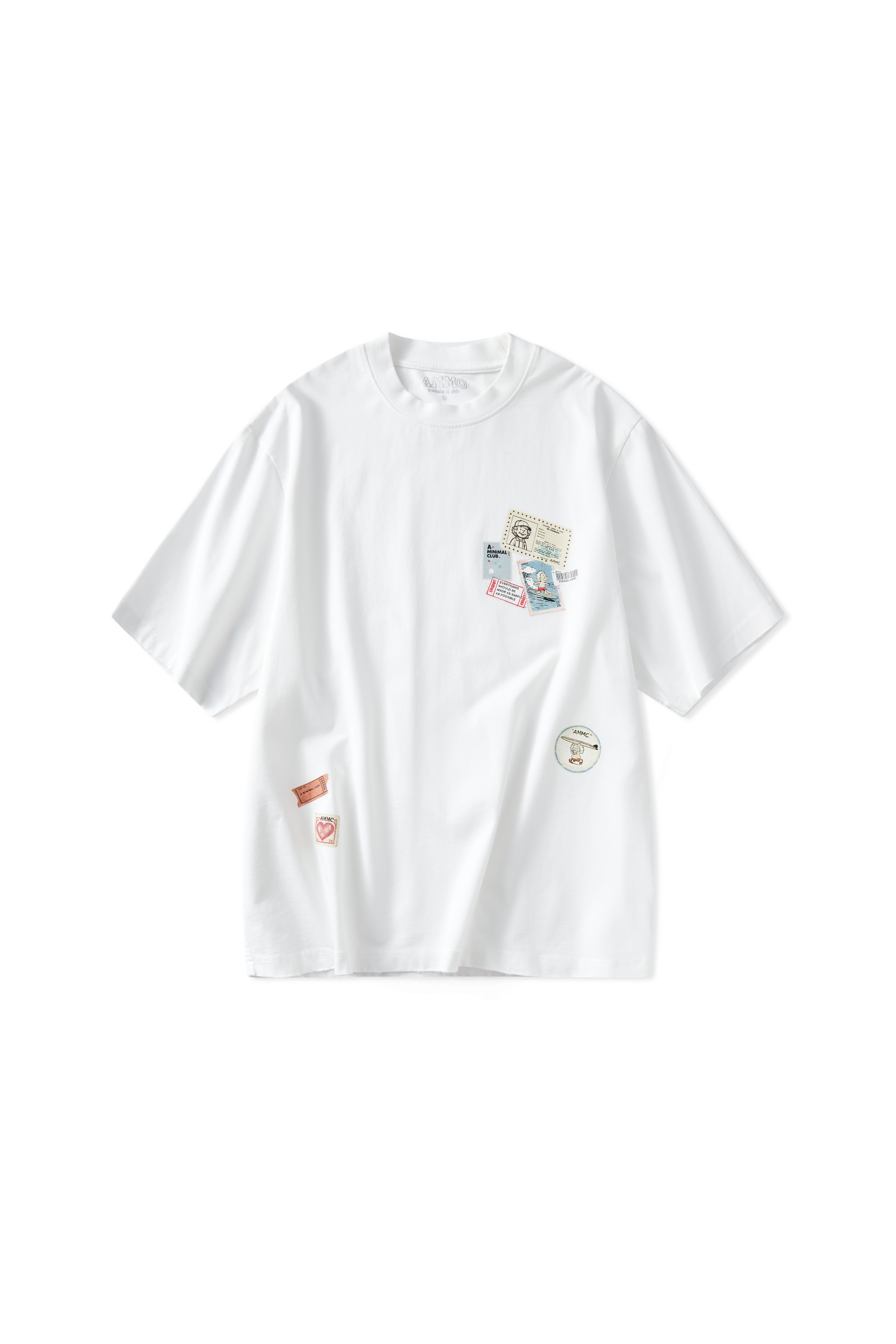 A MINIMAL CLUB WHITE LOGO TEE AM65TE14WT