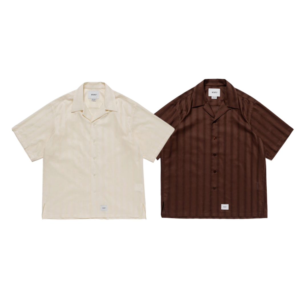 『代購商品』2026SS WTAPS FRIO 02 / SS / COTTON. LENO CLOTH. TEXTILE 條紋 襯衫 261CWDT-SHM07