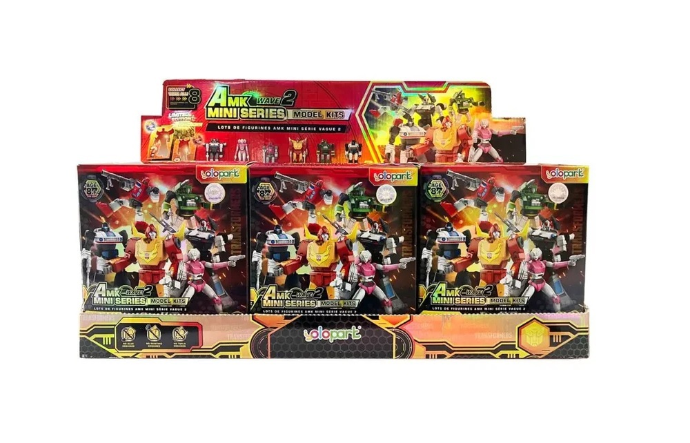 【玩具研究中心】YOLOPARK AMK 變形金剛 G1 MINI系列 W2 盲盒一中盒6入