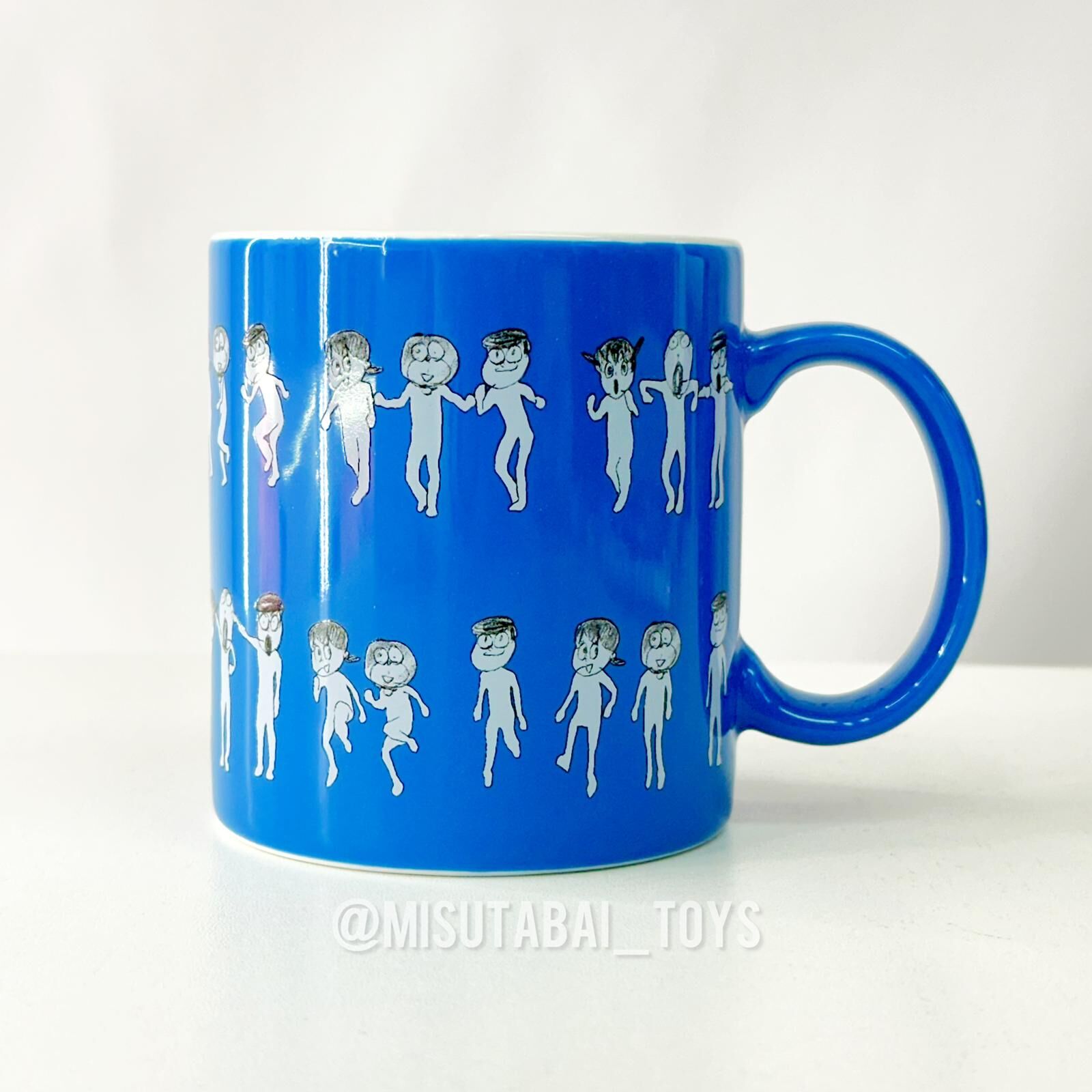 Doraemon x Shiriagari Kotobuki Blue Mug