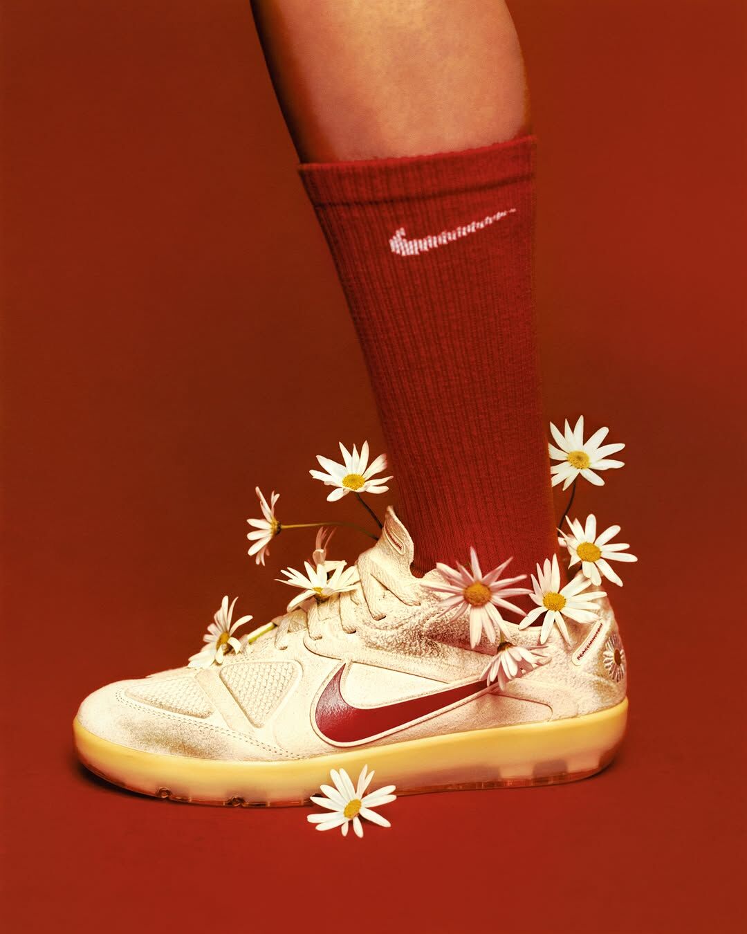 PEACEMINUSONE x NIKE CRYOSHOT CTR360 🌼 權志龍 GD G-DRAGON 世足限定 X2 奶油紅 米色 復古 刷舊 男鞋 HQ1460-100 / 預購