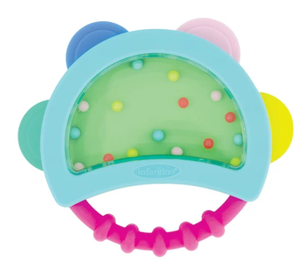INFANTINO 樂器牙膠玩具 - 音樂搖鼓