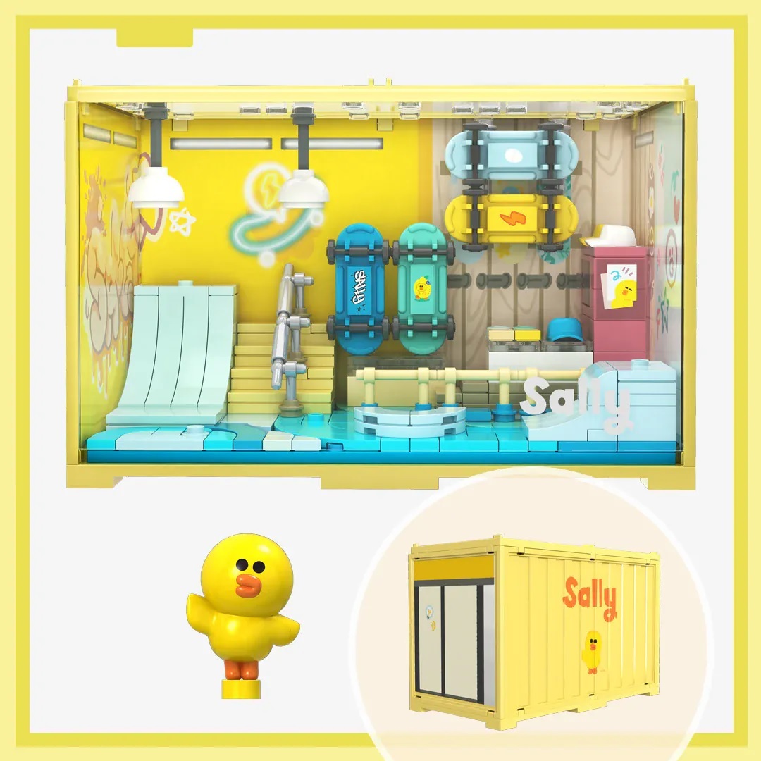 【玩具研究中心】LINE Friends 快閃店 滑板屋