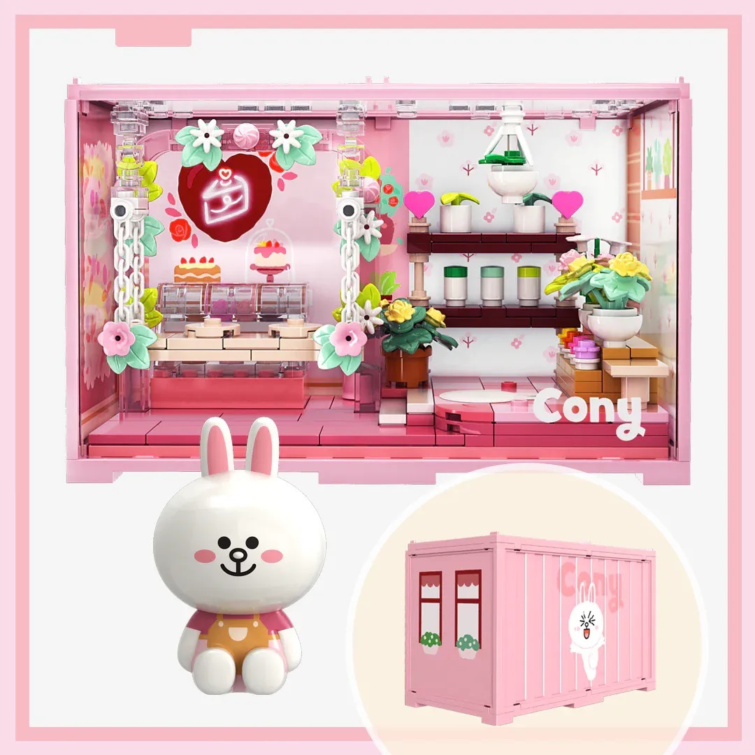 【玩具研究中心】LINE Friends 快閃店 花藝糕點店