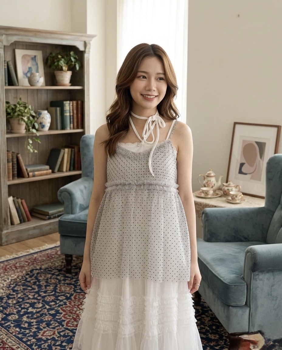 Lace 半透吊帶背心
