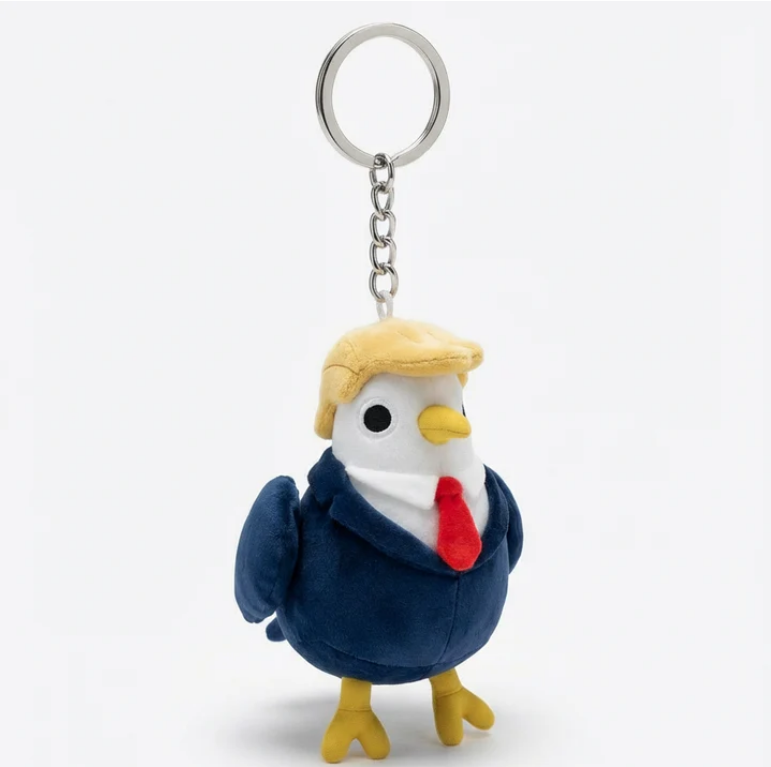 The Seagull Trump 特朗鷗發聲公仔／匙扣