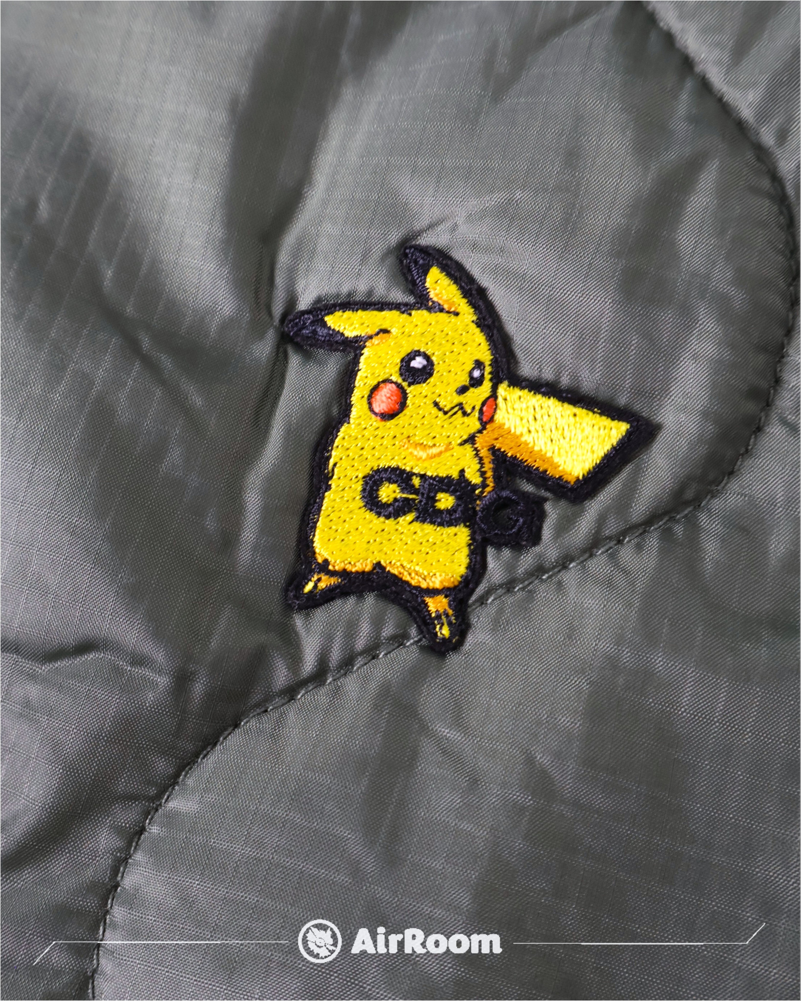川久保玲 CDG POKEMON 寶可夢 皮卡丘 LINER JACKET 菱格紋外套
