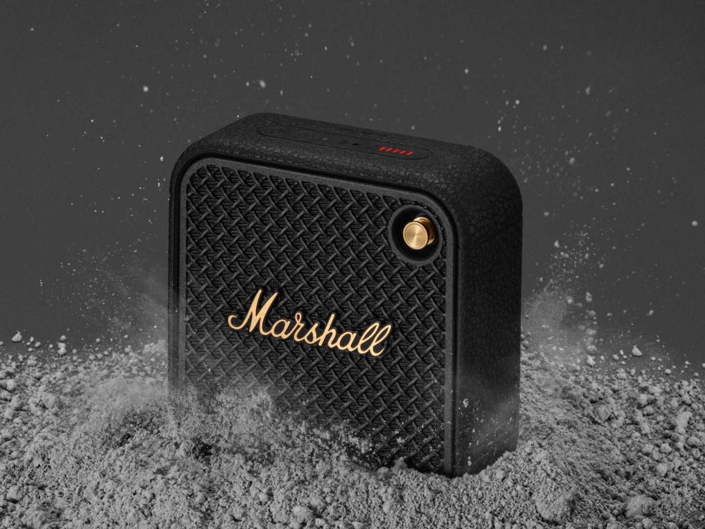 Marshall Willen II Bluetooth Speaker has an IP67 dust and waterproof