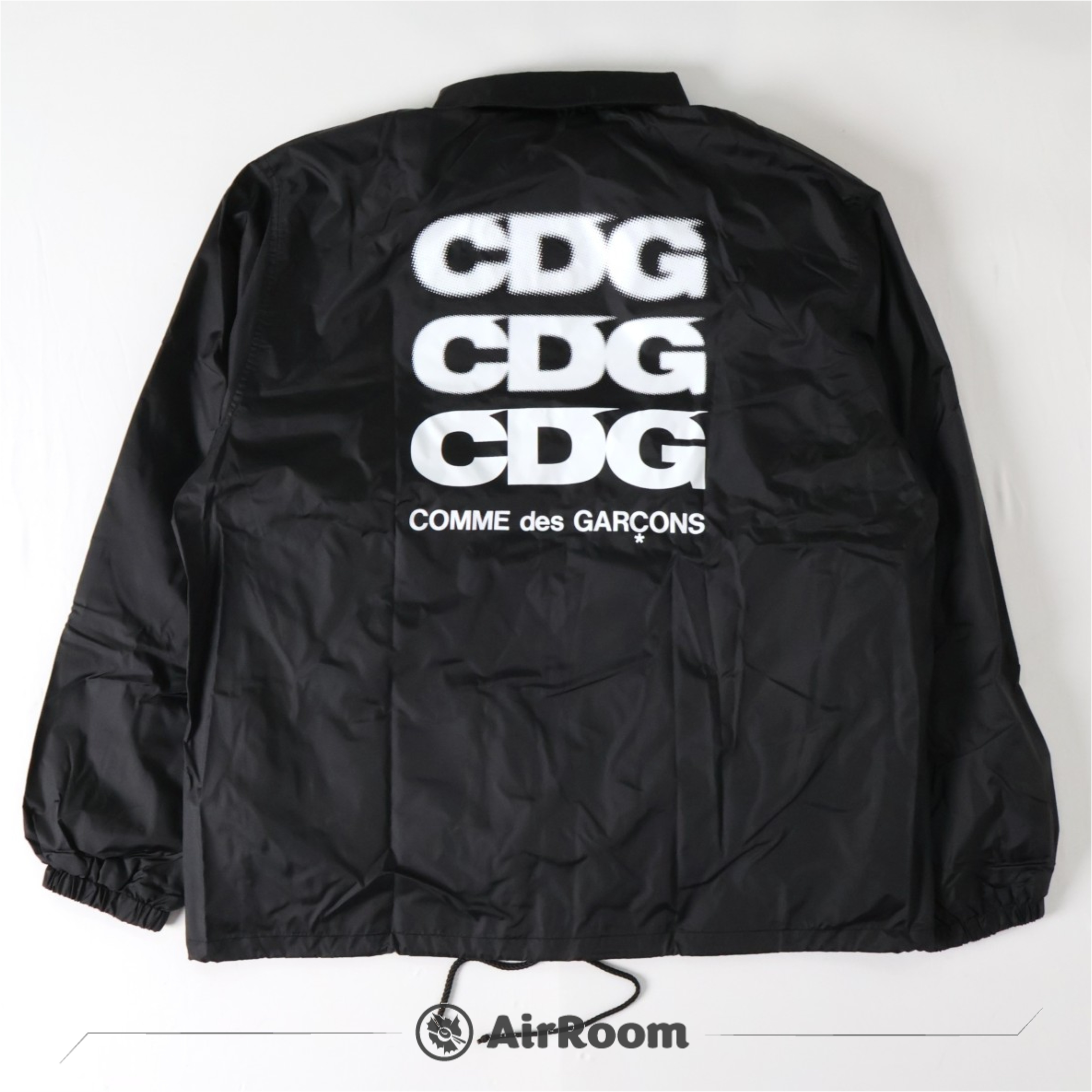 2024AW 川久保玲 COMME DES GARCONS CDG Logo Coach 2 Jacket 尼龍 防風 教練 風衣 外套 現貨 SZ-J004-051