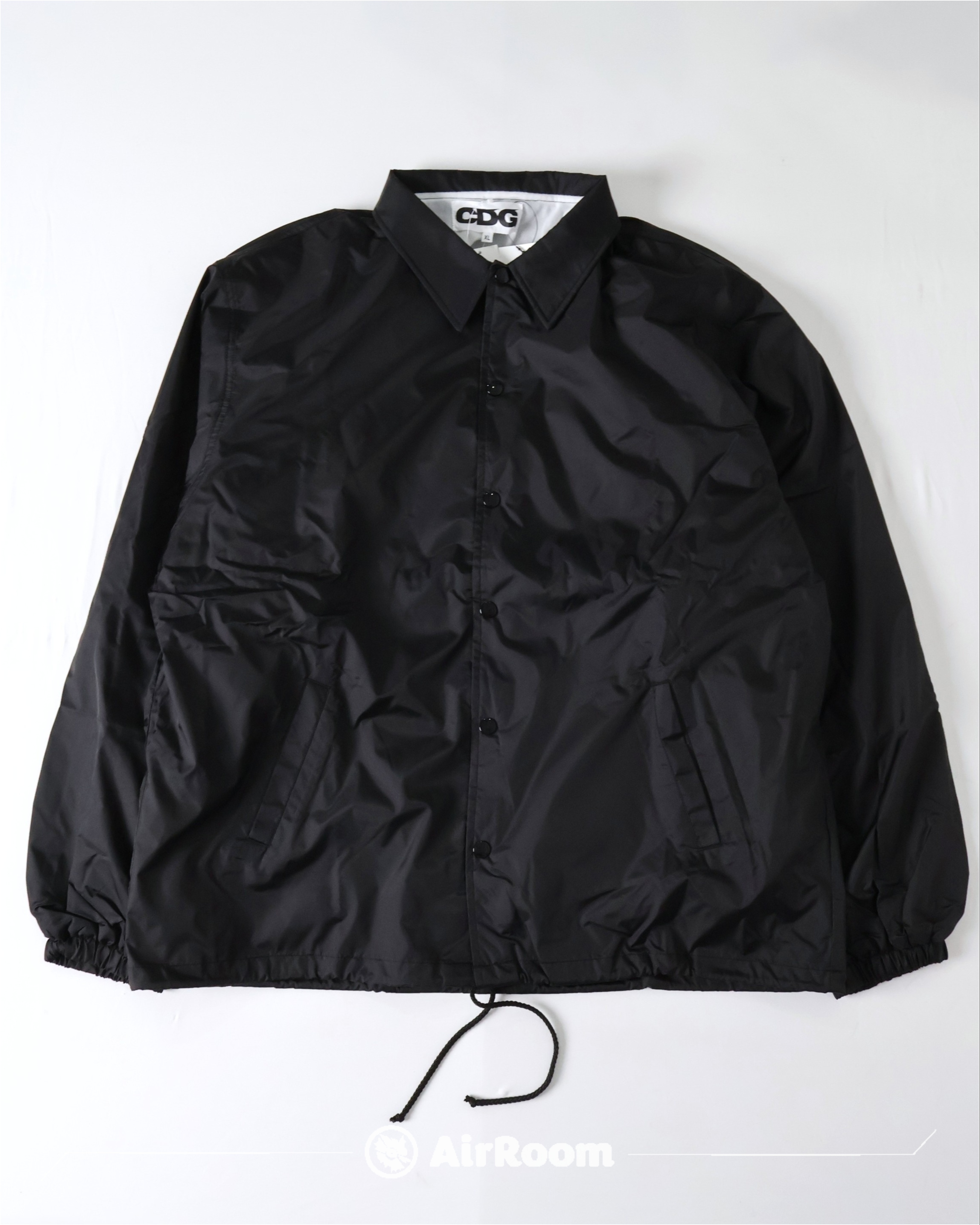 2024AW 川久保玲 COMME DES GARCONS CDG Logo Coach 2 Jacket 尼龍 防風 教練 風衣 外套 現貨 SZ-J004-051