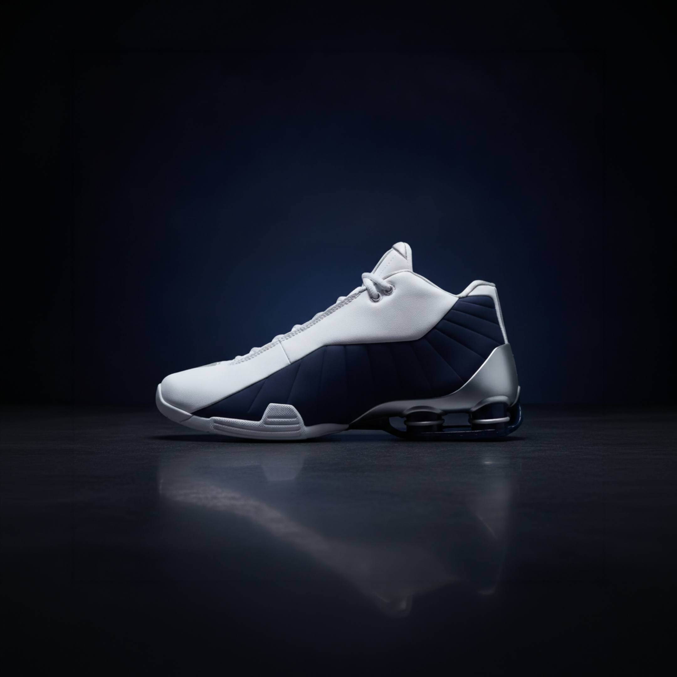 NICEDAY 代購 NIKE SHOX BB4 OLYMPIC 奧林匹克 灌籃 藍白黑 白 海軍藍 復古 氣墊 IR1983-100