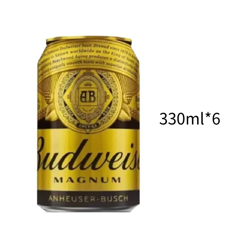 百威黑金｜小鋁330ml｜一手6入