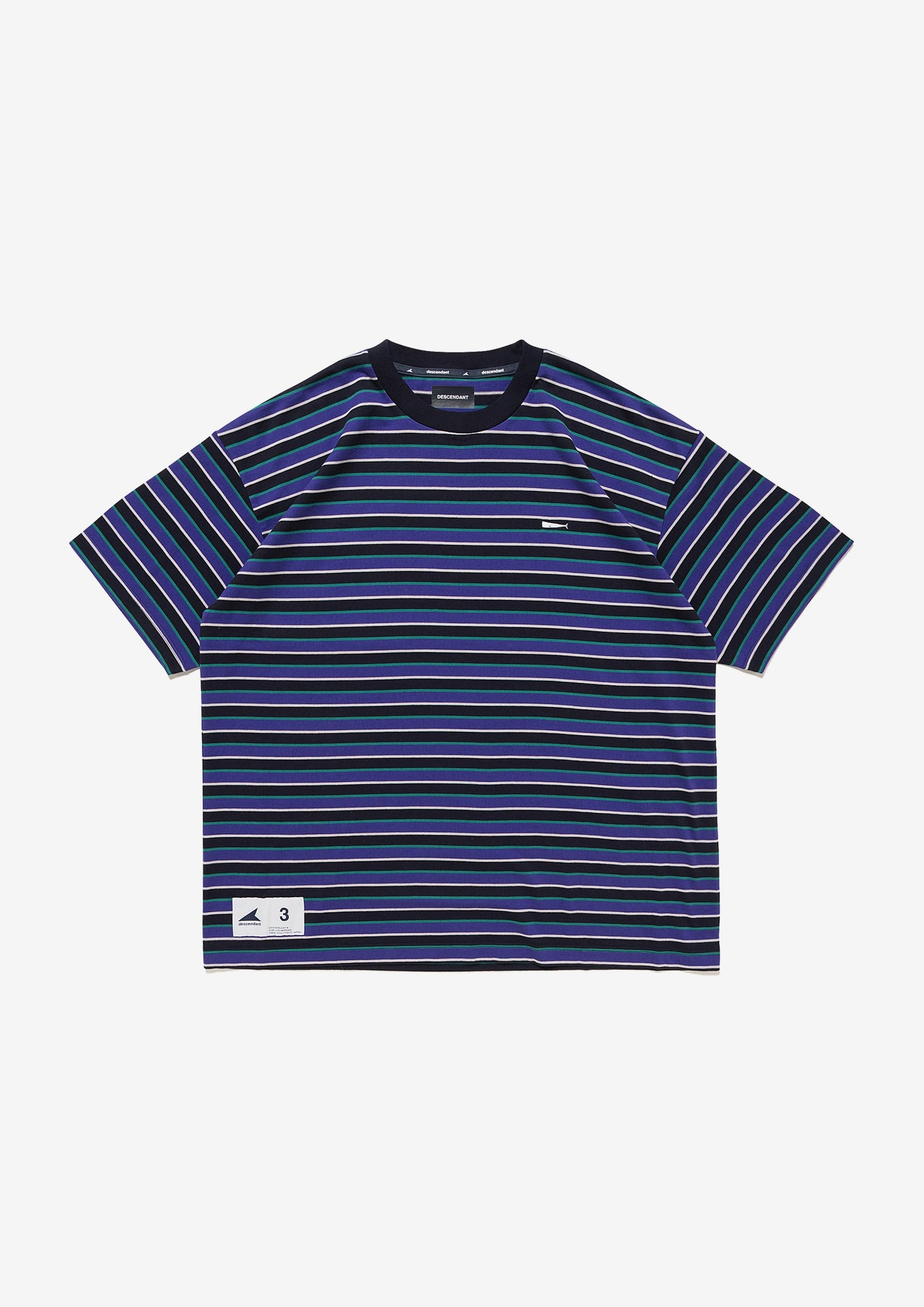 『代購商品』2026SS DESCENDANT HORIZONTAL STRIPE SS 短T 261ATDS-CSM28