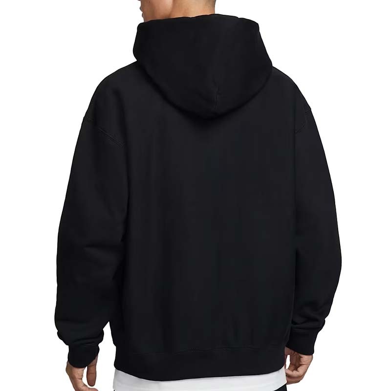 Nike Solo Swoosh Fleece Hoodie 連帽上衣 雙頭拉鍊 黑色 男款 HV1085-010 [國內代購]