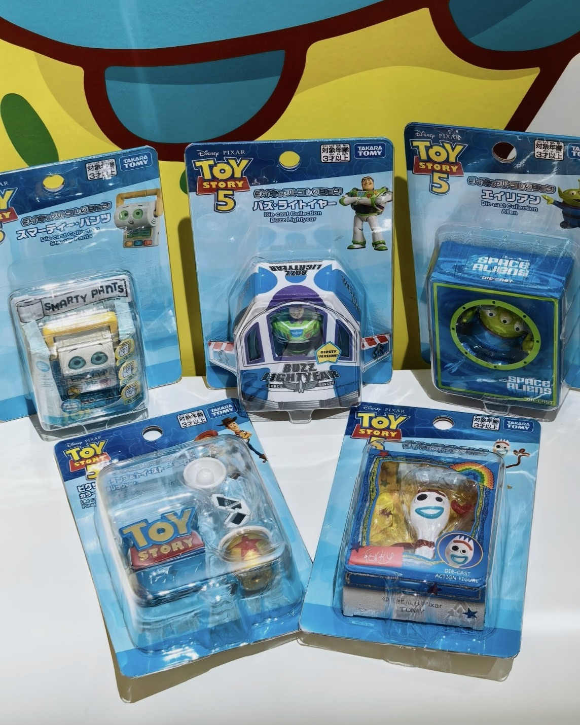 <正版授權>Toy story 玩具總動員5  TAKARA TOMY 合金人形 迪士尼