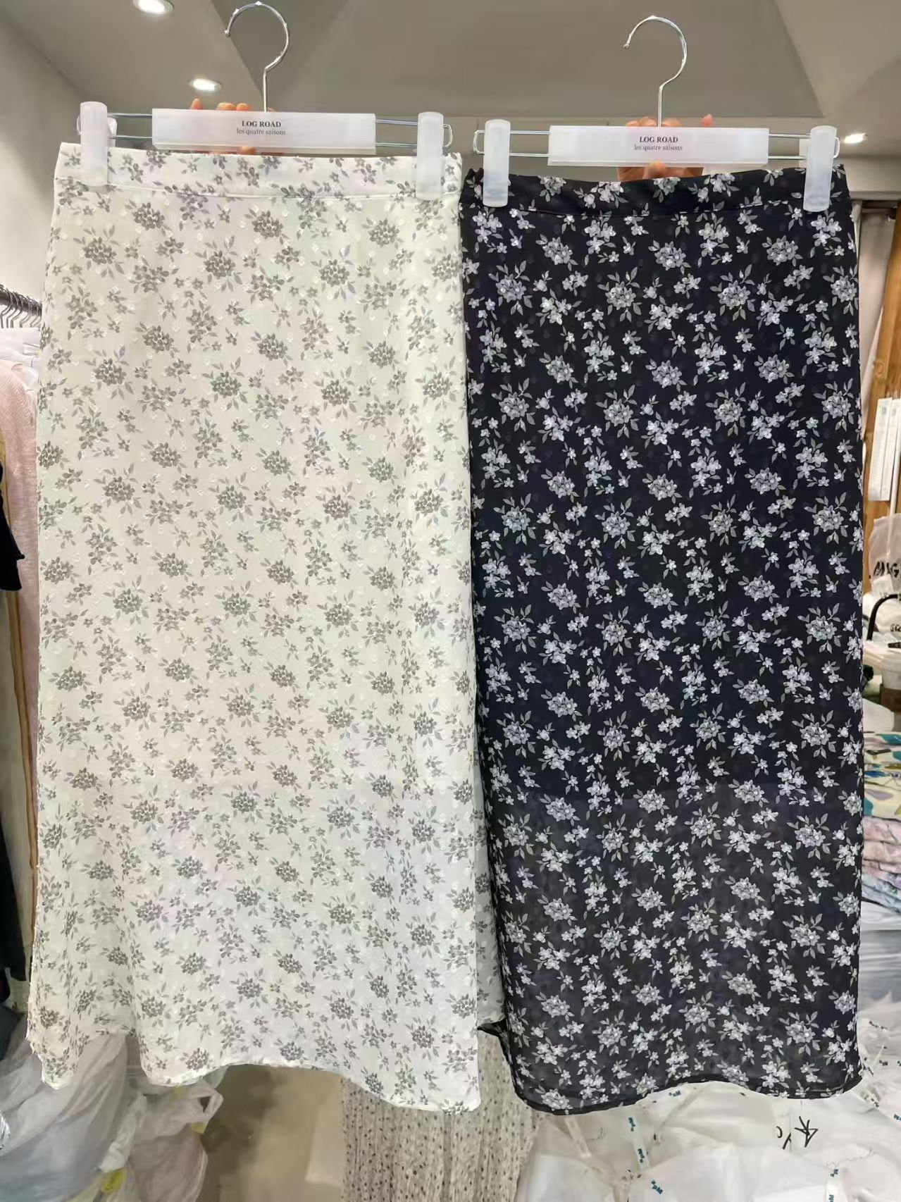 LR6330 花束直筒半身裙