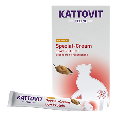 Kattovit 康特維 – 低蛋白保健小食 - (腎臟)雞肉味糊仔 Renal Special Cream 15gx6