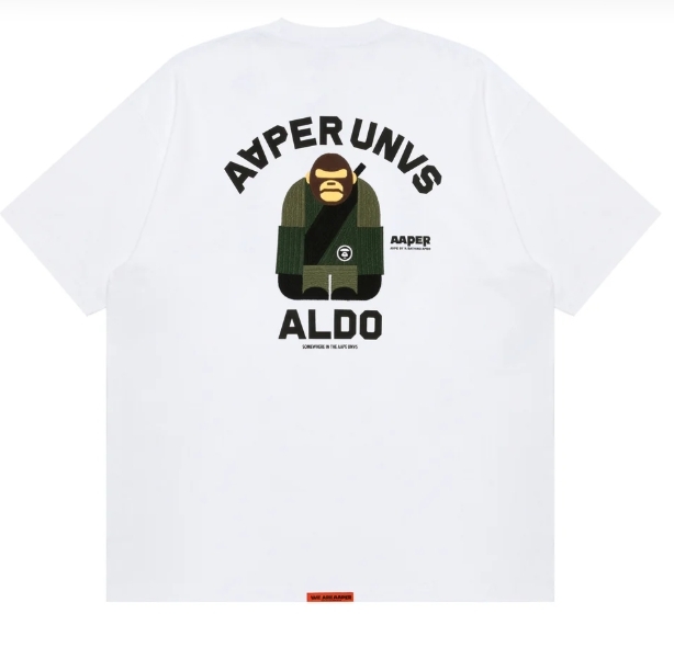 【AAPE 】AAPER "AAPER UNVS ALDO" TEE