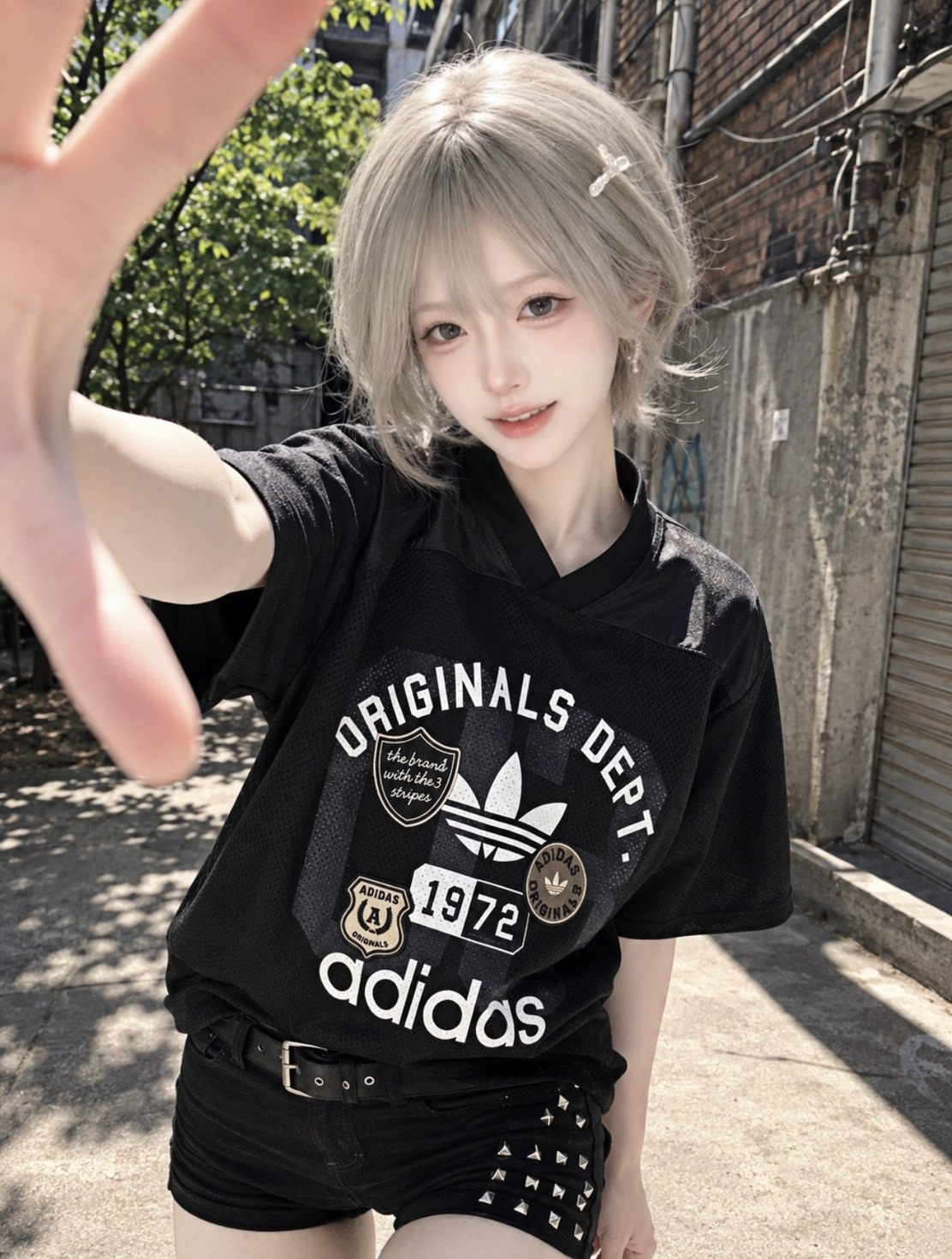 ADIDAS Originals DEPT. 黑色 短袖 上衣 足球 球衣 KD6252