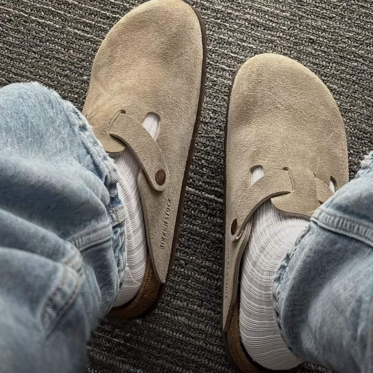 （預購）Birkenstock 勃肯 經典麂皮懶人拖 拖鞋