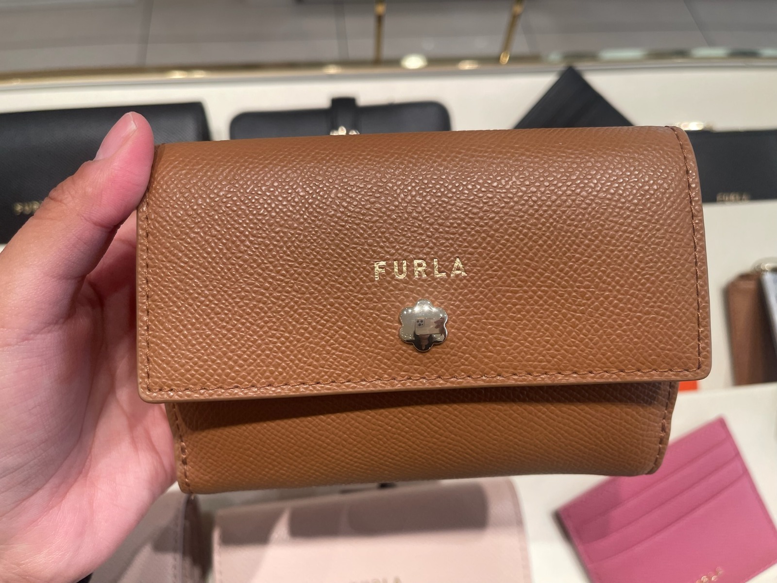 【預購】Furla H0621509 棕色卡套（Tabacco+Ballerina）