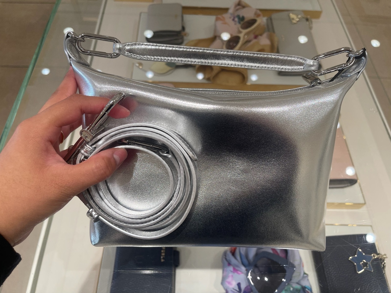 【預購】Furla H0621510 銀色Teia手提包（Silver）