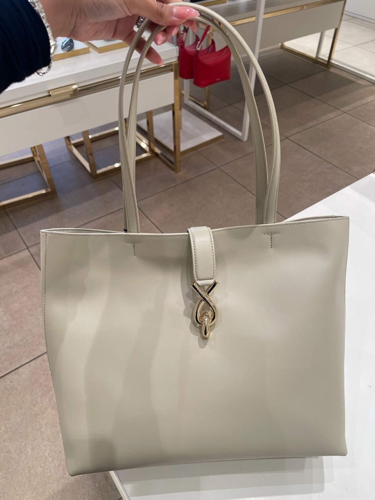 【預購】Furla H0621517白色Mianova手提包（Avena）