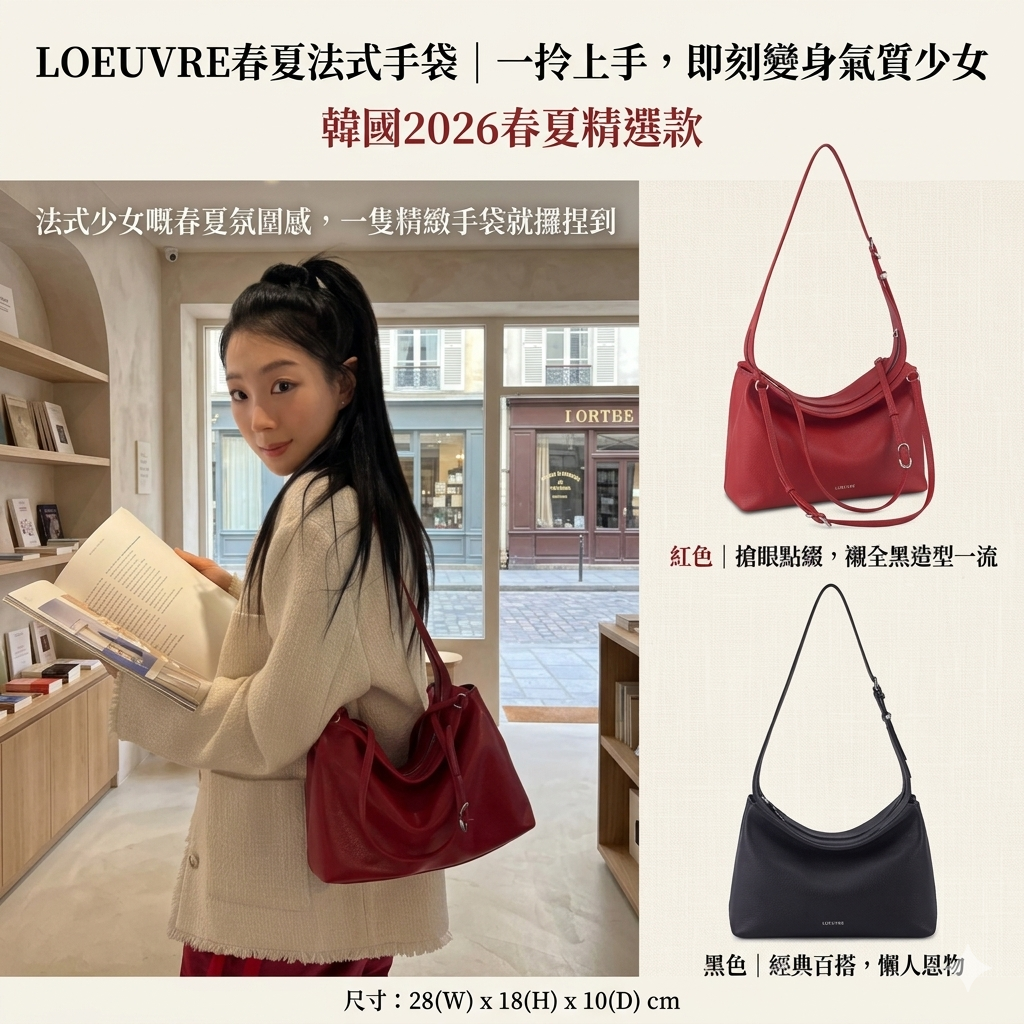 LOEUVRE春夏法式手袋