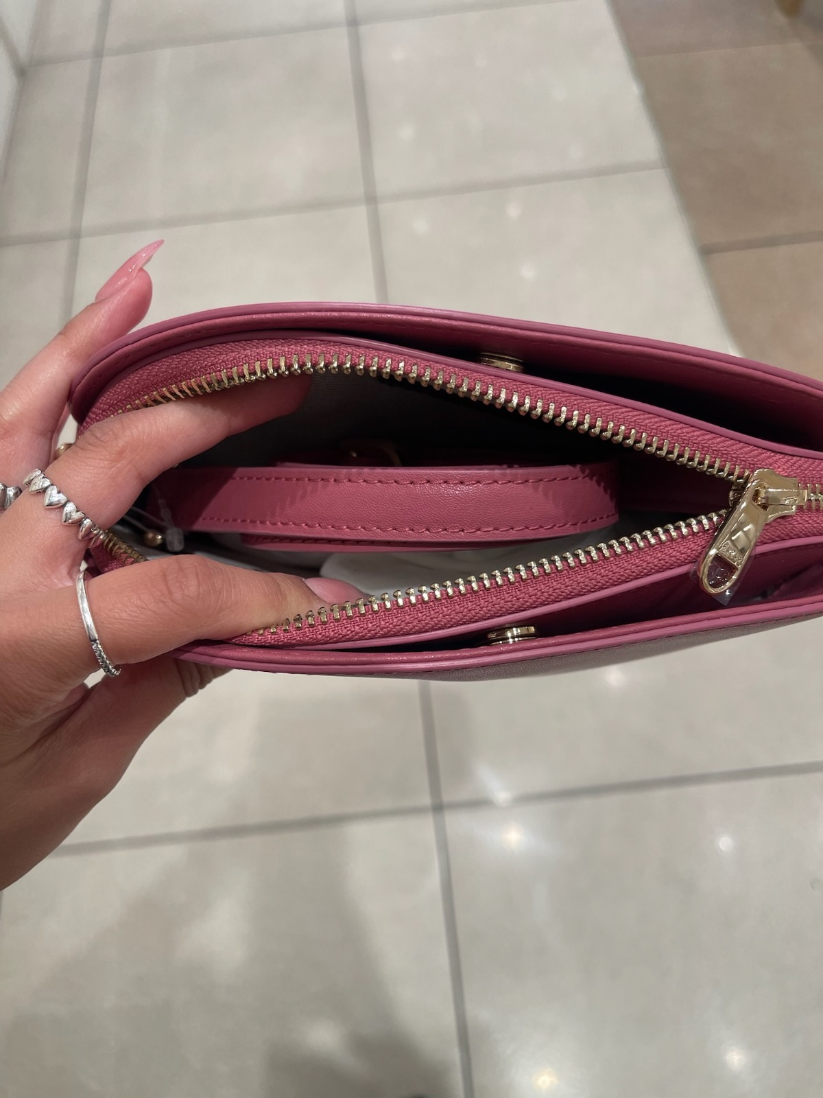 【預購】Furla H0621527 淺粉紅色Zelda斜孭袋（Blush Pink）