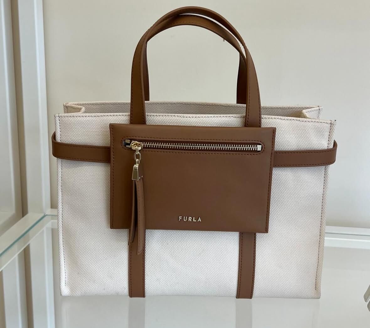 【預購】Furla H0621533 Opportunity托特包（Ballerina+Tabacco）