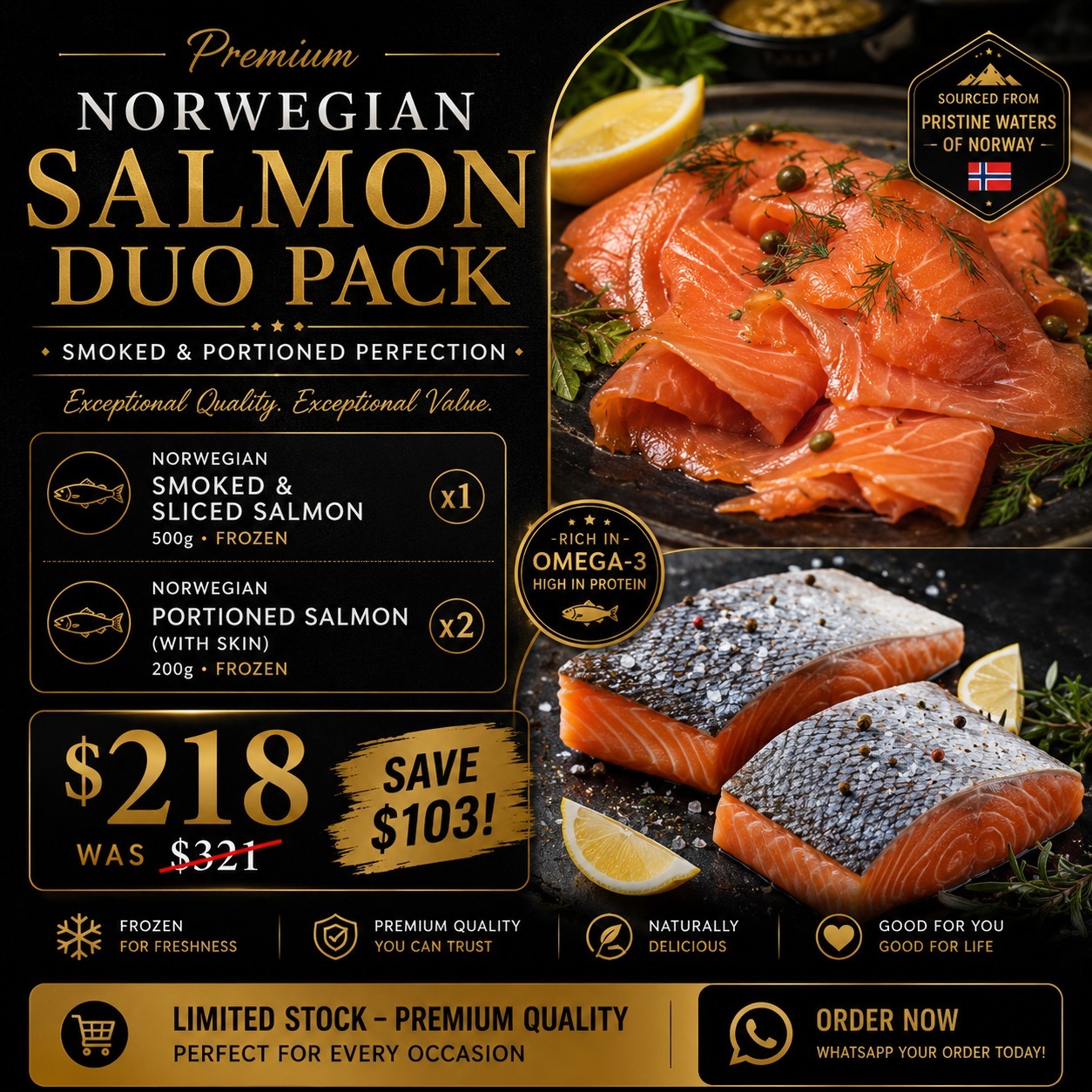 NORWEGIAN SALMON DUO PACK