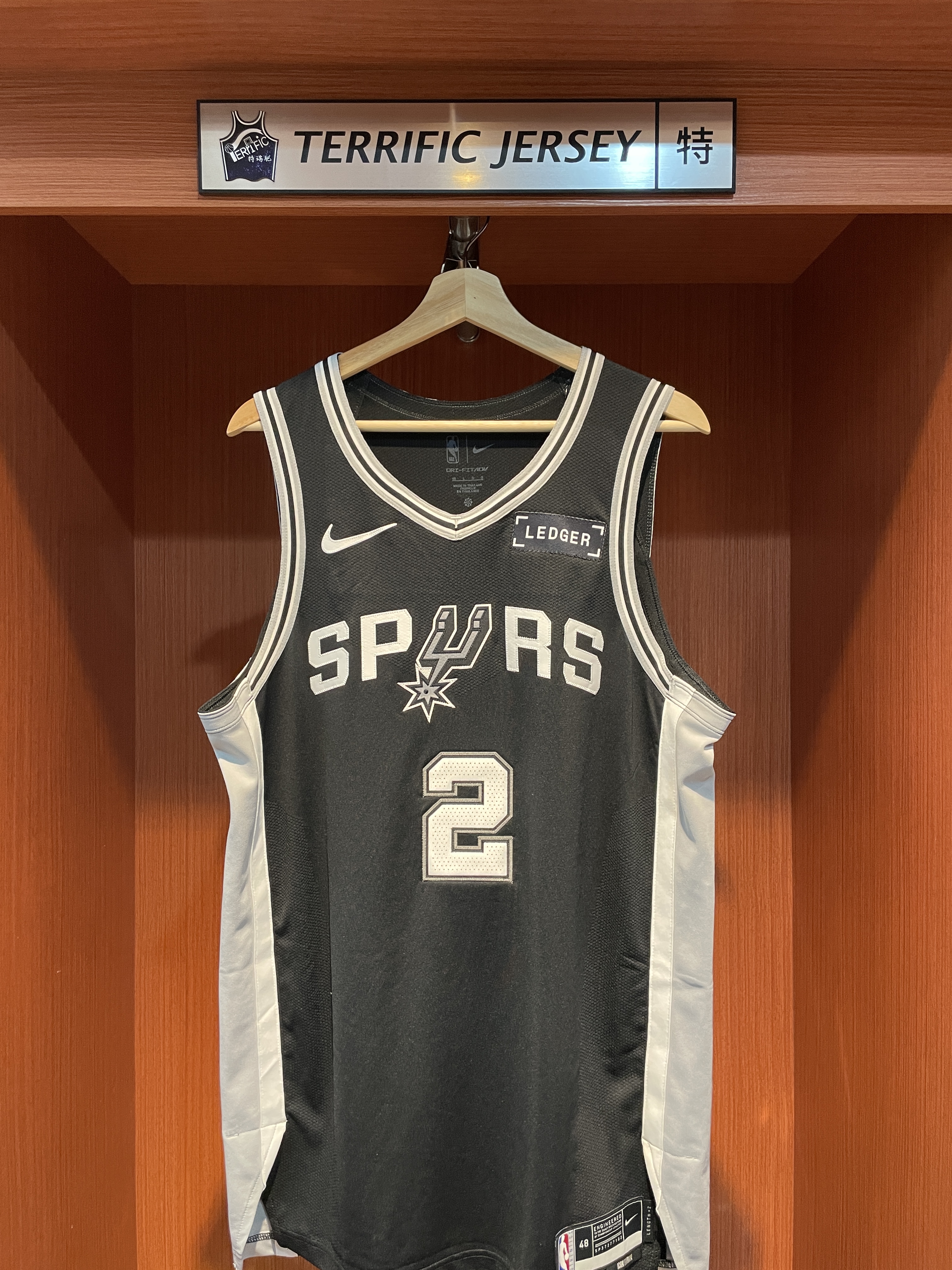 NBA球衣 Dylan Harper 聖安東尼奧馬刺黑 Icon Nike Authentic 球員版 電繡 含贊助商標 全新