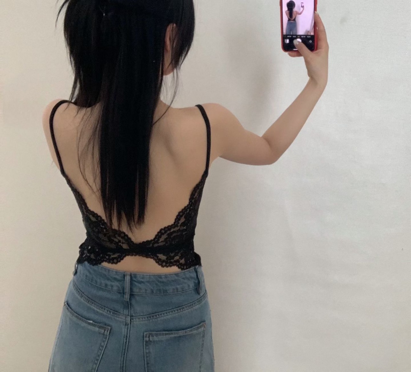 低背蕾絲BRA背心