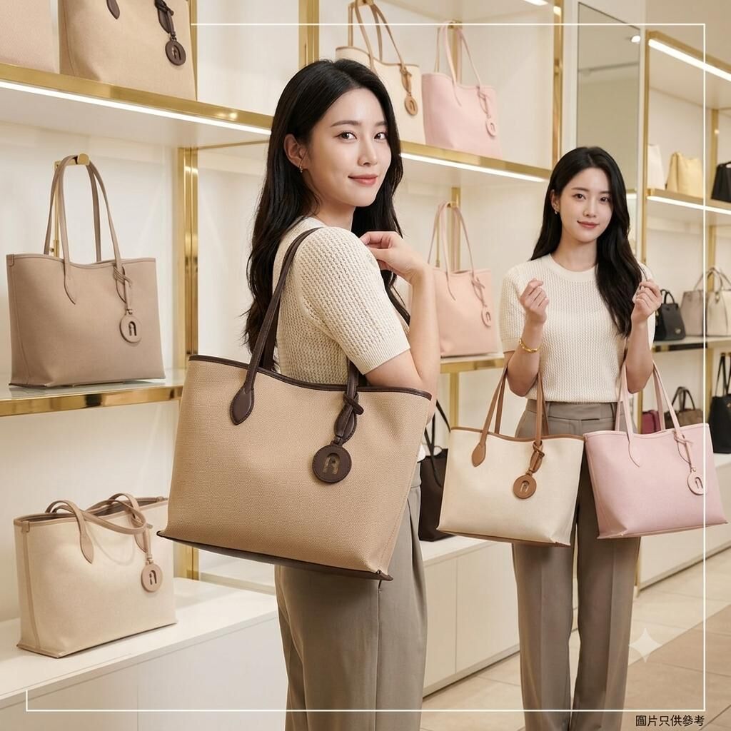 【預購】Furla H0621556 Era帆布大號托特包
