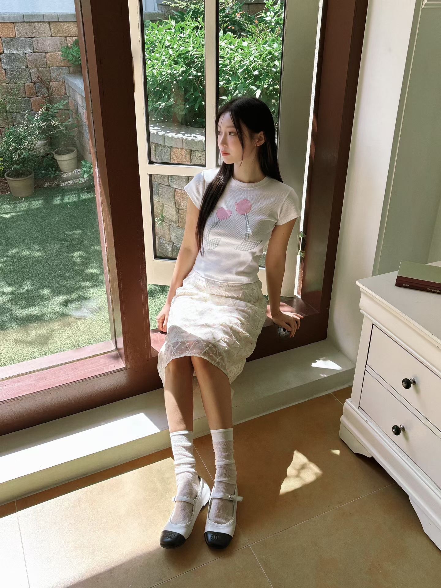 鬱金香短袖T