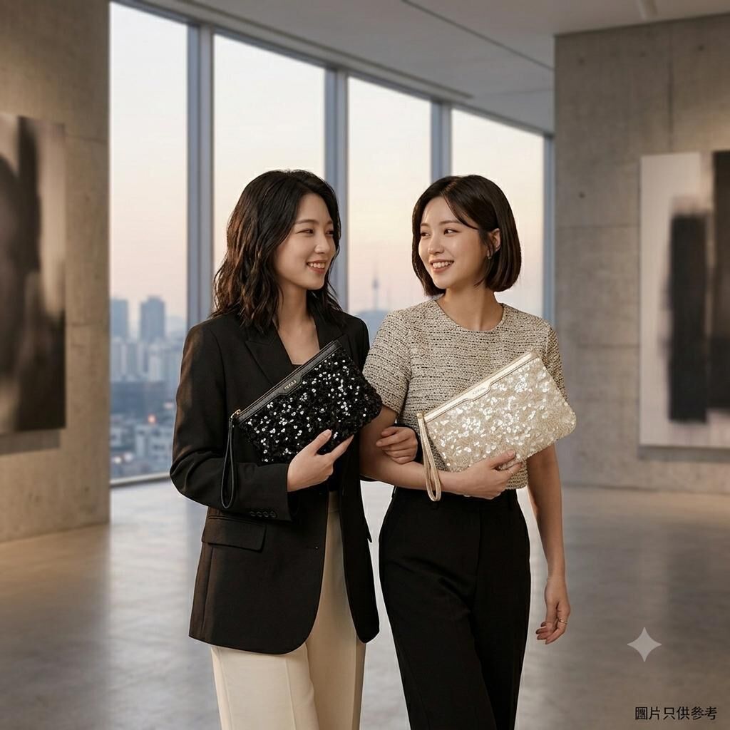 【預購】Furla H0621503 閃閃收納包