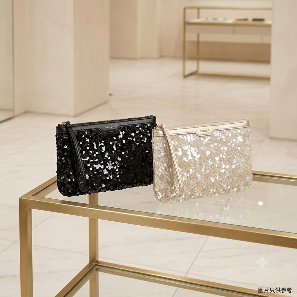 【預購】Furla H0621503 閃閃收納包