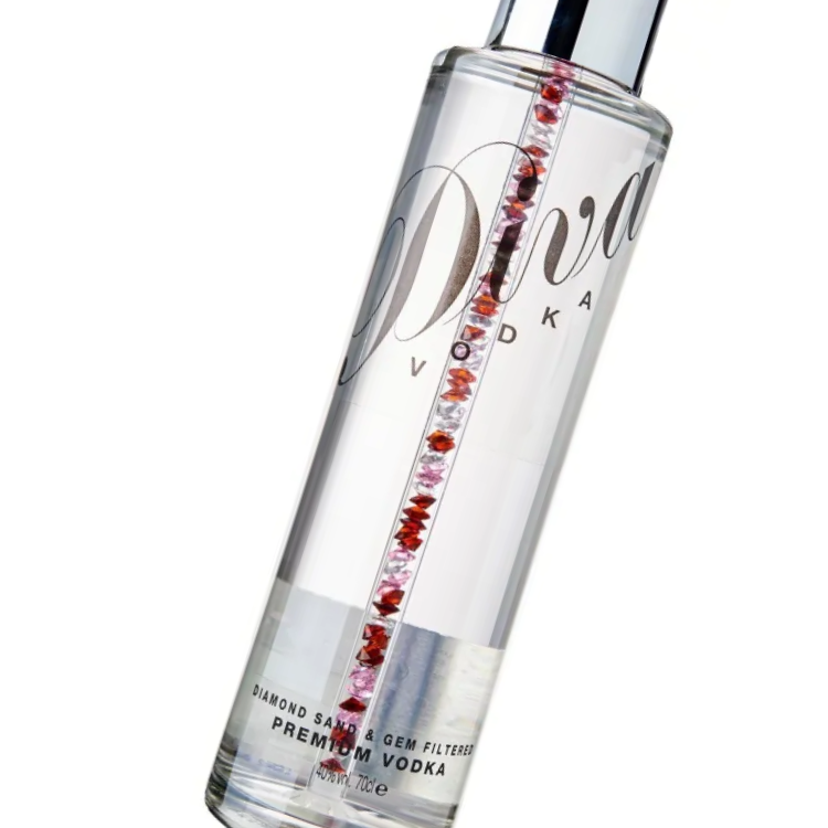 Diva Vodka Diamond Sand & Gem Filtered 40% vol 700ml
