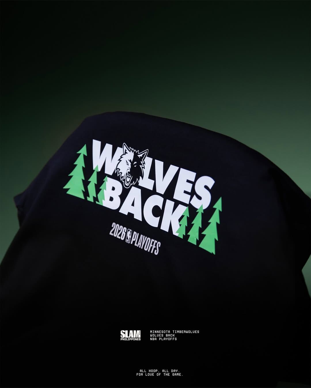 NBA短袖 Minnesota Timberwolves 明尼蘇達灰狼 季後賽黑 標語 2026 NBA Playoffs On-Court Mantra Nike Tee 棉質 全新
