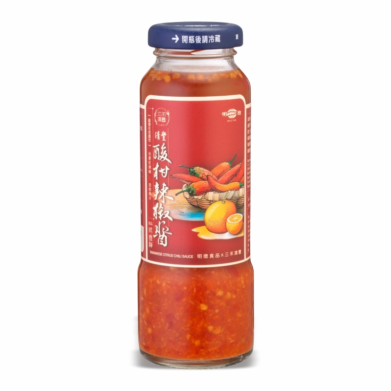 清豐酸柑辣椒醬 210g | 米其林推薦餐廳臺菜沾醬！臺菜詩人林祺豐聯明之作