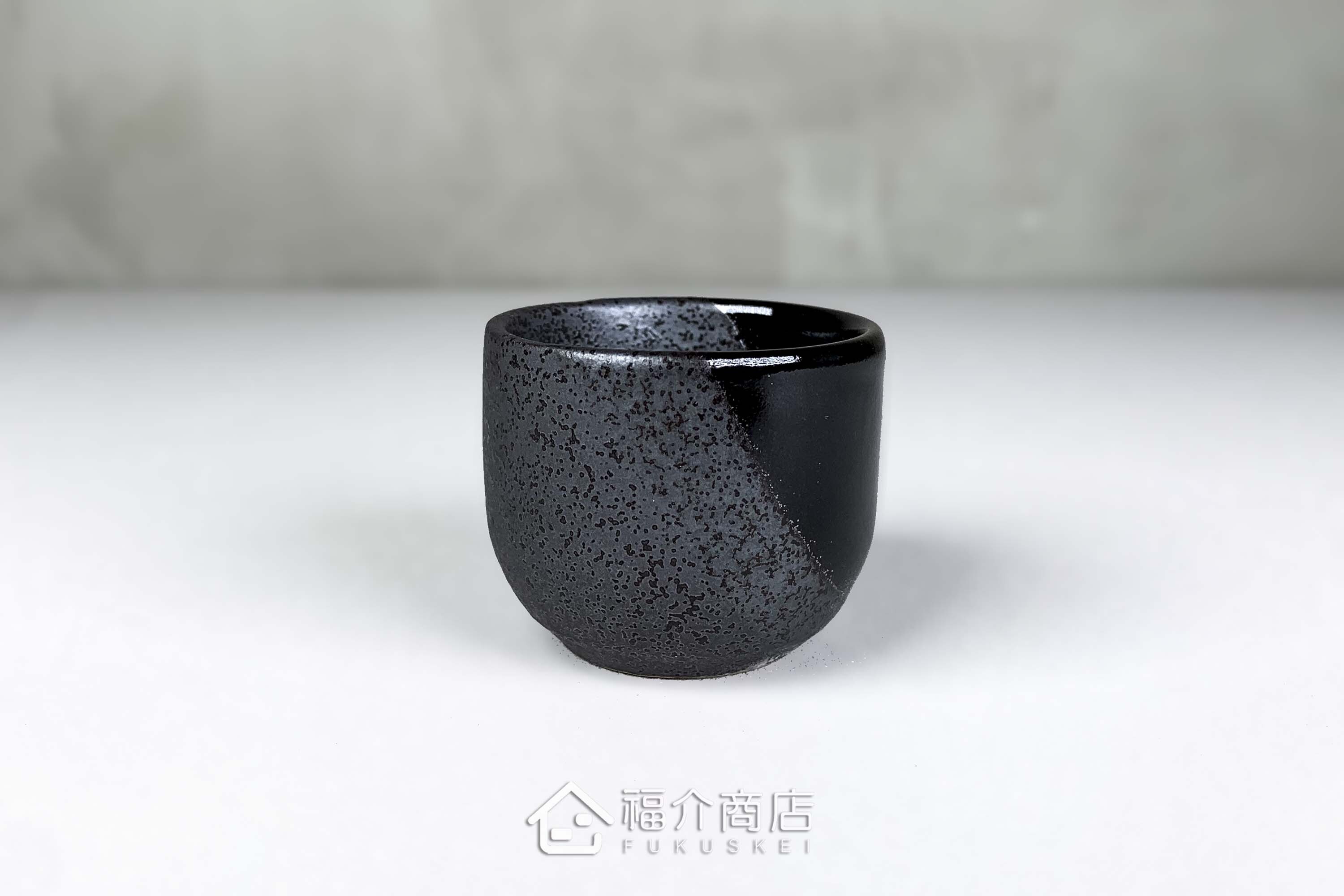 日本黑色清酒壺杯組