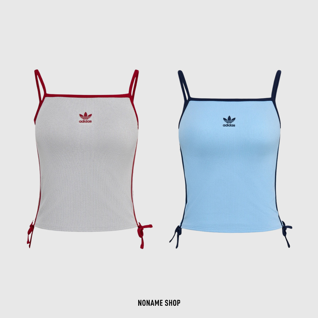 ADIDAS OG 三葉草 抽繩 胸墊 運動 短版 細肩帶 背心 兩色 (女款)