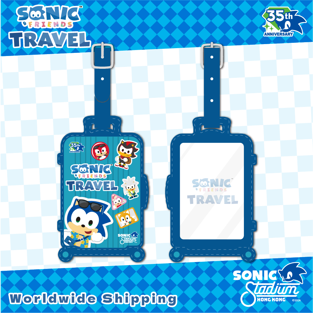 SONIC & FRIENDS 旅遊系列 - 行李牌 (預售截止至 8 月 23 日)
